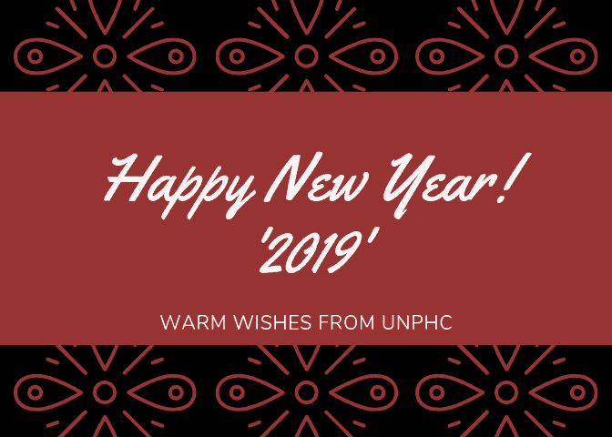 Warm Wishes From UNPHC (1) Happy New Year 2019 Image